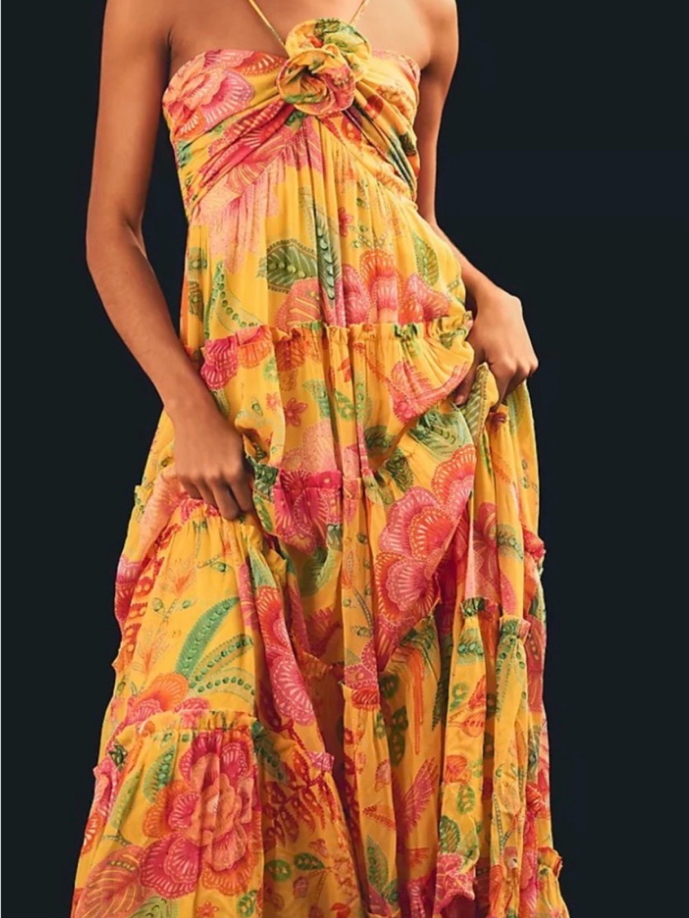 Farm Rio Macaw Maxi Dress - Picture 3 of 4